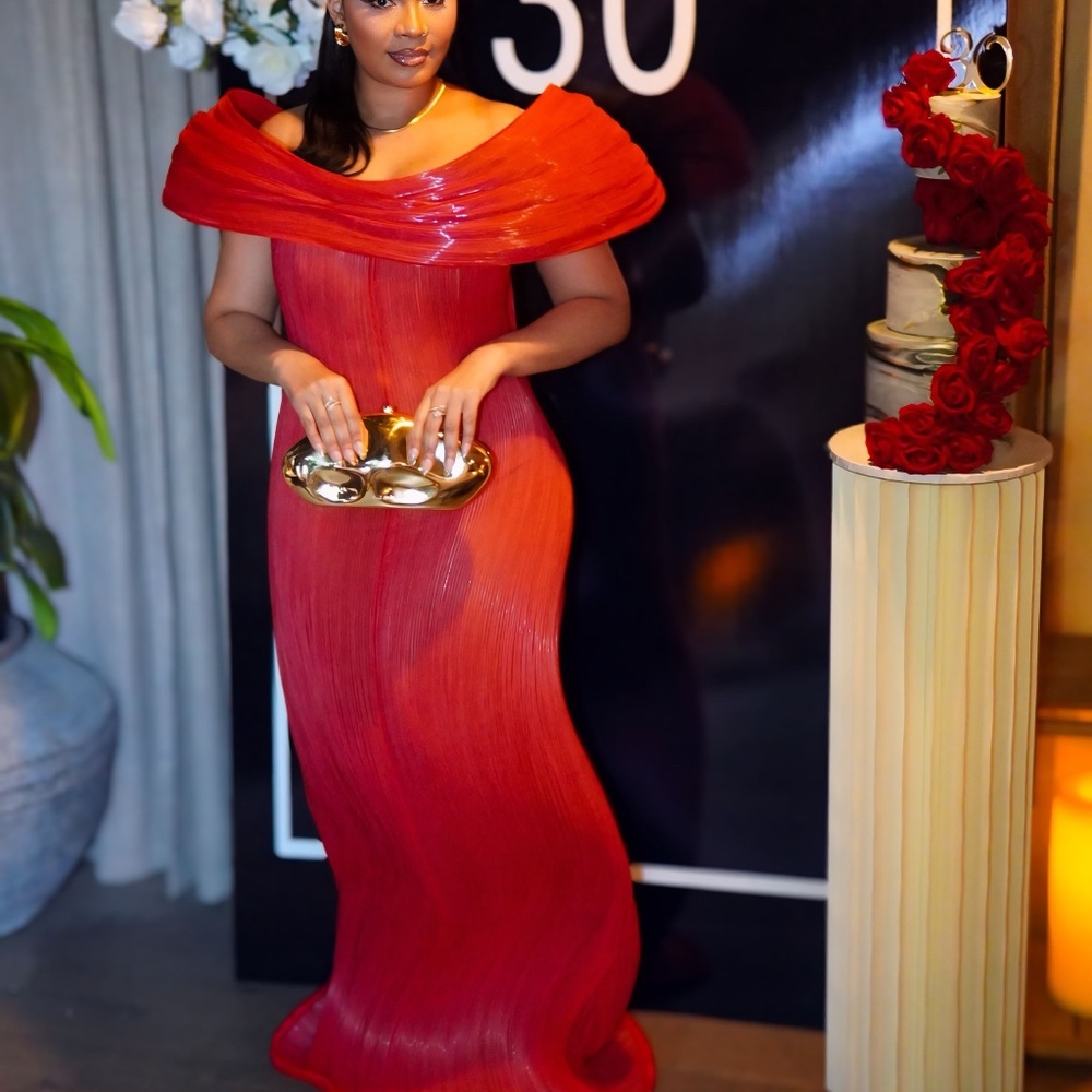 Red Statement Dress